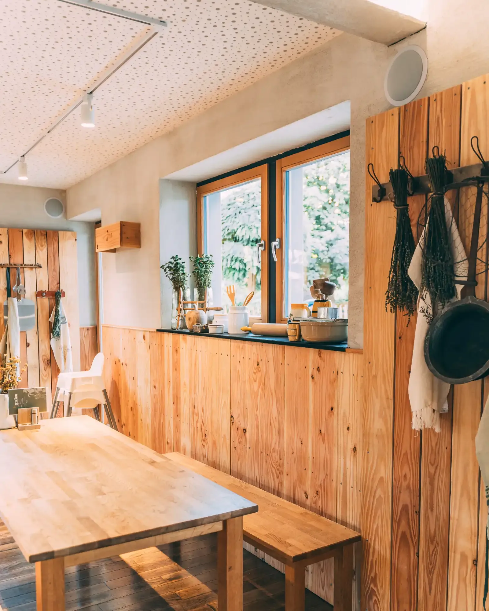 Buffet in het familierestaurant van Gut Hügle