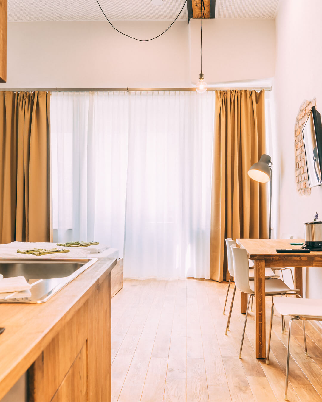Woonkamer van een vakantiewoning van Gut Hügle